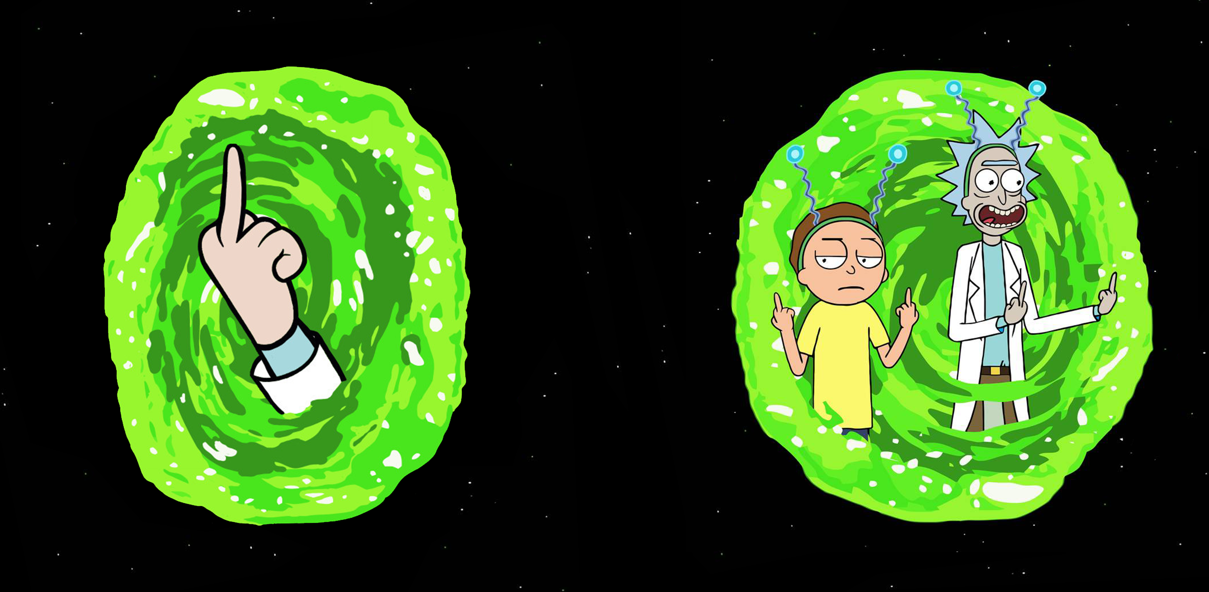 Arte da caneca Rick and Morty.png