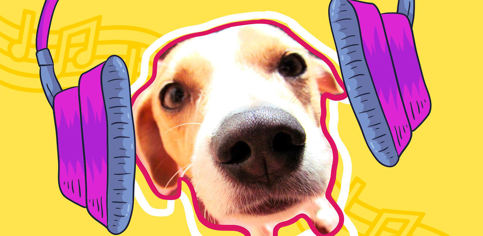 Arte para caneca cachorro com fone.png