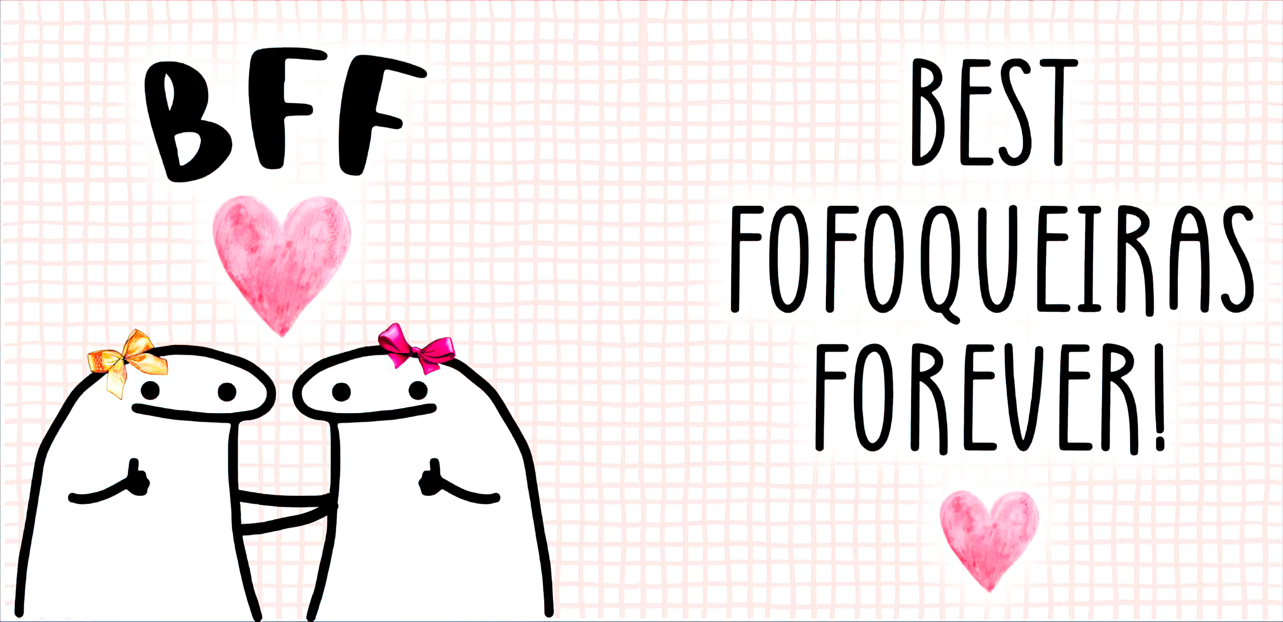 ARTE FLORK FLORKS BFF BEST FOFOQUEIRAS ESTAMPA PARA CANECA CLUBE DAS ESTAMPAS.png